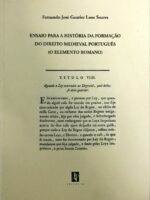 Ensaio para a História da Formação do Direito Medieval Português (O Elementar Romano)-0