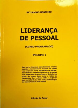 Liderança de Pessoal (curso programado) Volume I.-0